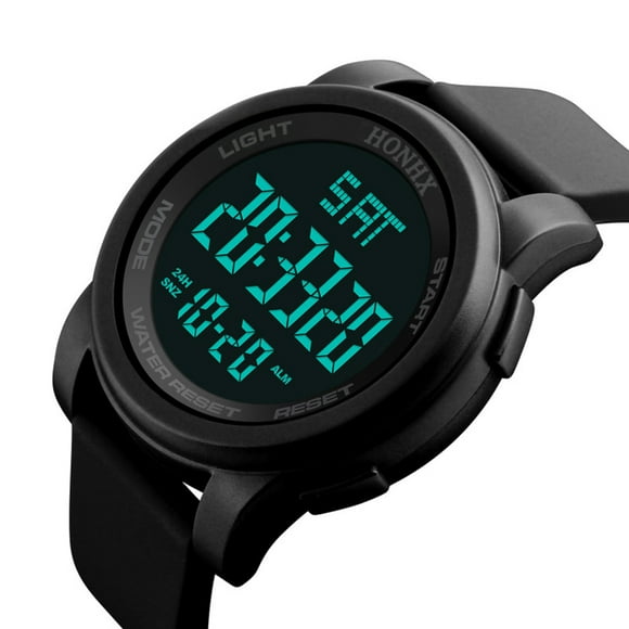 Mens Watches Mens Digital Watch Fashion Mens Led Waterproof Digital Quartz Military Luxury Sport Date Watches