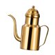thumbnail image 5 of Botella dispensadora de aceite de acero inoxidable, recipiente portátil para guardar aceite, vertedor con Oro, 5 of 9