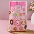 thumbnail image 4 of 10/25/50pcs Donut Handbag Gift Candy Packing Bags Donut Theme Birthday Party Decor Kids Baby Shower Candy Bar Party Supplies, 4 of 9