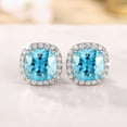 thumbnail image 4 of SEPARQI  925 Sterling Silver Stud Earrings Birth Cubic Zircon Fashion Jewelry For Women, 4 of 8
