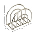 thumbnail image 6 of Home Basics Satin Nickel Napkin Holder, 6 of 7