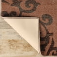 thumbnail image 4 of Superior Amber Floral Non-Slip Indoor Area Rug, 2' x 3', Camel, 4 of 7