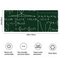 thumbnail image 3 of Math Equations Calculus Formulas Green Pattern Bathroom Rugs Mat,Non Slip Microfiber Bathroom Rug,Rubber Backing,Soft Bathroom Mats for Bathroom Floor,Tub and Shower,60x24in(150x60cm), 3 of 5