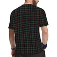 thumbnail image 2 of Rocae Buffalo Plaid Dark Green for Men's Mesh Quick-Dry Short Sleeve Workout T-Shirt,Mens Crew Neck Tee Lightweight Soft Classic T Shirts X-Small, 2 of 9