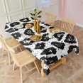 thumbnail image 2 of Black Leopard Pattern Rectangle Tablecloth 60"x120",Waterproof Polyester Rectangle Table Cloth, Wipeable Spillproof Polyester Tablecloth for Dining, Camping, Indoor and Outdoor, 2 of 6