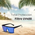 thumbnail image 4 of Gafas de sol Guaracha Trendy Blue Mirrored Polarized UV400, 4 of 5