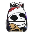 thumbnail image 1 of Goofa The Nightmare Before Christmas Pattern Casual Backpack for School & Travel – Lightweight Ergonomic Backpack with Laptop Compartment, Multiple Pockets-One Size, 1 of 5