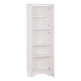 thumbnail image 2 of Prepac Elite White Tall 2-Door Corner Storage Cabinet, 2 of 8