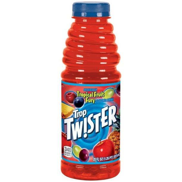 12 PACKS Twister Fruit Fury Drink, 20 Oz.
