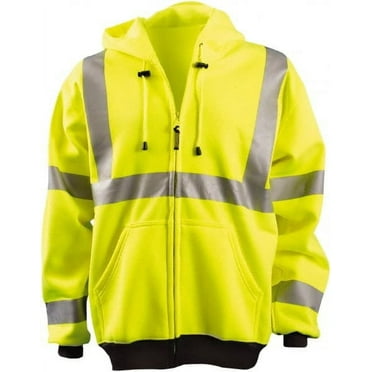 OccuNomix LUX-HZSWT-Y2X Size 2XL Hi-Viz Yellow High Visibility Sweatshirt