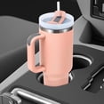 thumbnail image 3 of Vaso INNOTECHSC de 40 oz con Asa y Tapa con Pajita | Vaso Aislado, Botella de Agua Reutilizable de Acero Inoxidable, Taza de Viaje, Portavasos, Apto para el Hogar, la Oficina O el Automóvil, 3 of 5