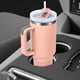 thumbnail image 5 of Vaso INNOTECHSC de 40 oz con Asa y Tapa con Pajita | Vaso Aislado, Botella de Agua Reutilizable de Acero Inoxidable, Taza de Viaje, Portavasos, Apto para el Hogar, la Oficina O el Automóvil, 5 of 8