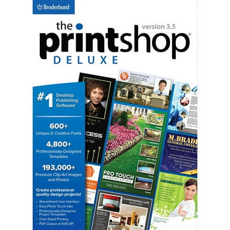 Sound Editing Software - Encore Software LIC3643 Print Shop 3.5 Deluxe (Digital Code)