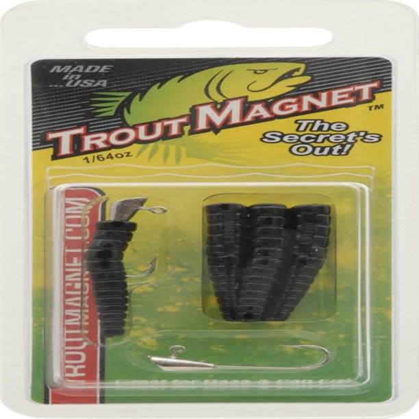 Trout Lure, Black, 1/64 Oz.