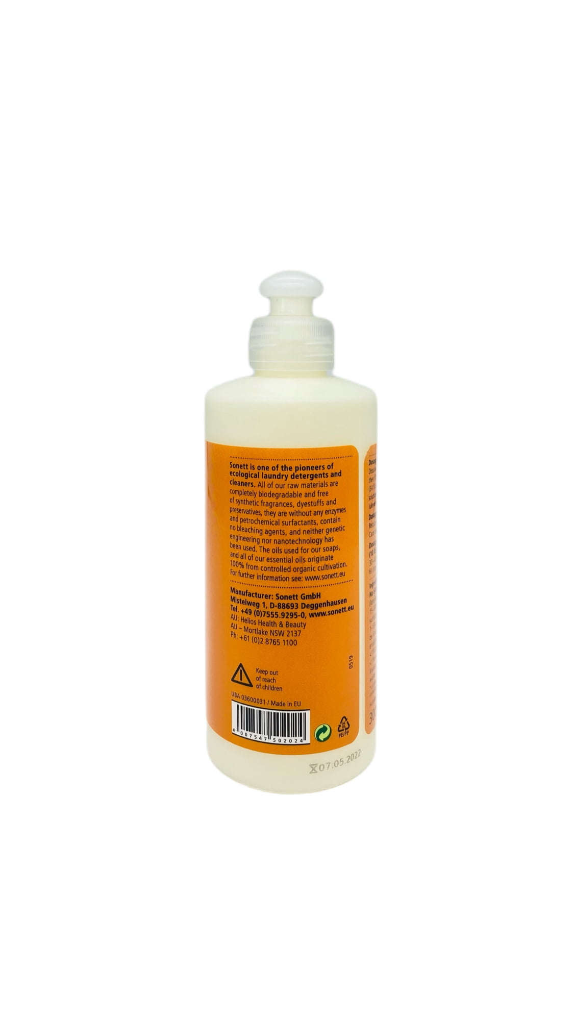 Sonett Organic Wool Care Laundry Detergents Fresh Scent Form 10oz - 1 Count per Pack