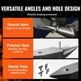 thumbnail image 4 of VEVOR Single Hole Anvil Cast Steel Anvil 22 lbs Blacksmith for Forging Metalwork, 4 of 9