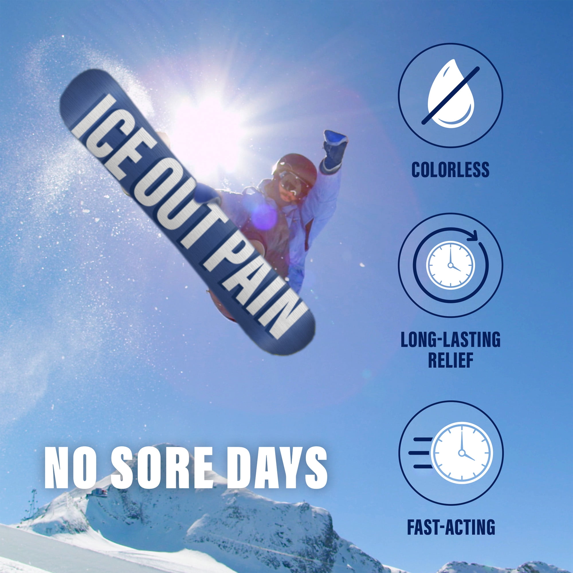 Mineral Ice® Extreme™ Maximum Strength Deepcold® Pain Relief Dry Stick with 16% Menthol, Alpine Fresh Scent