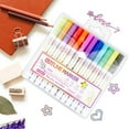 thumbnail image 4 of YIMWNYI Glitter Gel Pens Set, Upgraded Glitter Markers for Writing Drawing & Scrapbooking, Vibrant Color Art Pens with Smooth Ink Flow, No Smudge No Fade Outline Markers for Journaling & Painting, 4 of 9