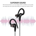 thumbnail image 4 of In-Ear Earphones, Wired Earbuds, Wired Sport Running Earphones Earbuds Over Ear Hook with 3.5mm Jack, Waterproof Cell Phone Ear Buds Headset Headphones for Workout Exercise Gym, 4 of 8