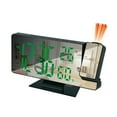 thumbnail image 7 of sruoe Alarm Clock, Digital Clock, Alarm Clock for Heavy Sleepers Adults, LED Display Alarm Clock, Modern Electric Alarm Clocks, Alarms Clock for Bedroom, Green, 7 of 7