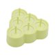 thumbnail image 1 of RV Green-Triangles 6 moldes de helado de silicona para niños, Mini moldes para paletas DIY, modelos de paletas caseras, palos, bolas de hielo, rejillas de hielo oso de fresa Electrónica, 1 of 5