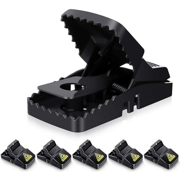 2 trampas para ratones, trampas para ratones de gran tamaño para interiores y exteriores, las trampas para ratones tienen una excelente tasa de captura, no es necesario tocarlas, s