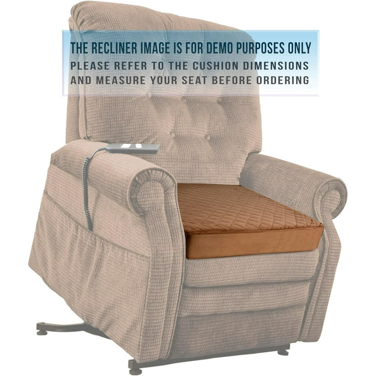 Memory foam chair cushion for recliner hotsell