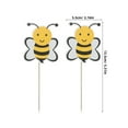 thumbnail image 2 of OFFIGAM Yellow Themed Cupcake Toppers Paper Decorations for Birthday Party Supplies, 72 Pieces Set, 2 of 7