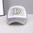 thumbnail image 5 of Breathable Sequin Baseball Cap for Men Women Adjustable Casual Sports Hat, 5 of 6