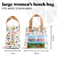 thumbnail image 4 of Fit & Fresh Minneola Insulated Lunch Bag for Women, Cute Bow & Floral Design, 4 of 11