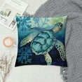 thumbnail image 2 of COMIO   Ocean Beach Outdoor Pillow Covers Coastal Sea Turtle- Starfish- Sea Horse-Fish Cushion Cover Sea Theme Home Decorative Pillowcases, 2 of 5