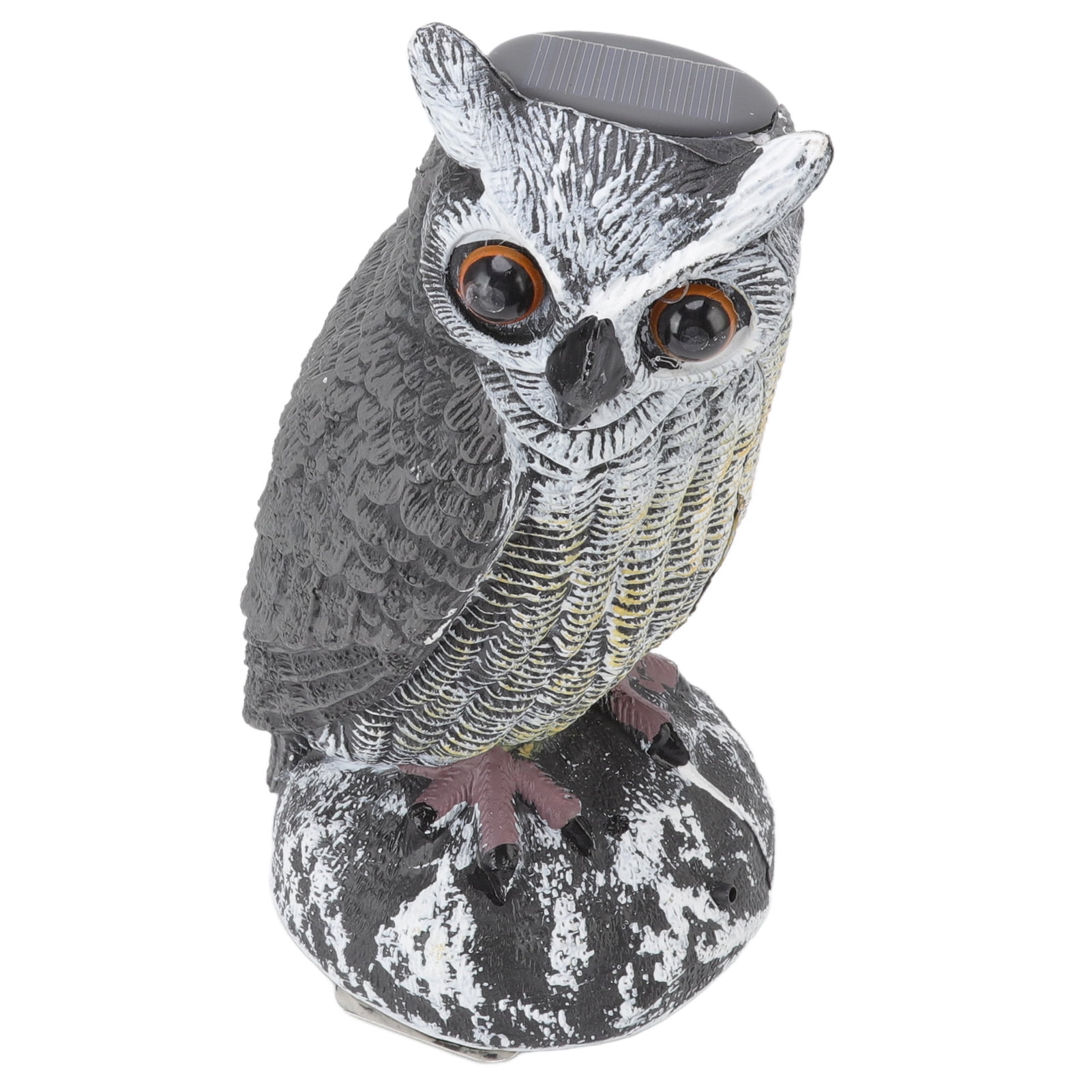 Solar Powered Owl, Animal Repeller Lifelike Hoots For Garden