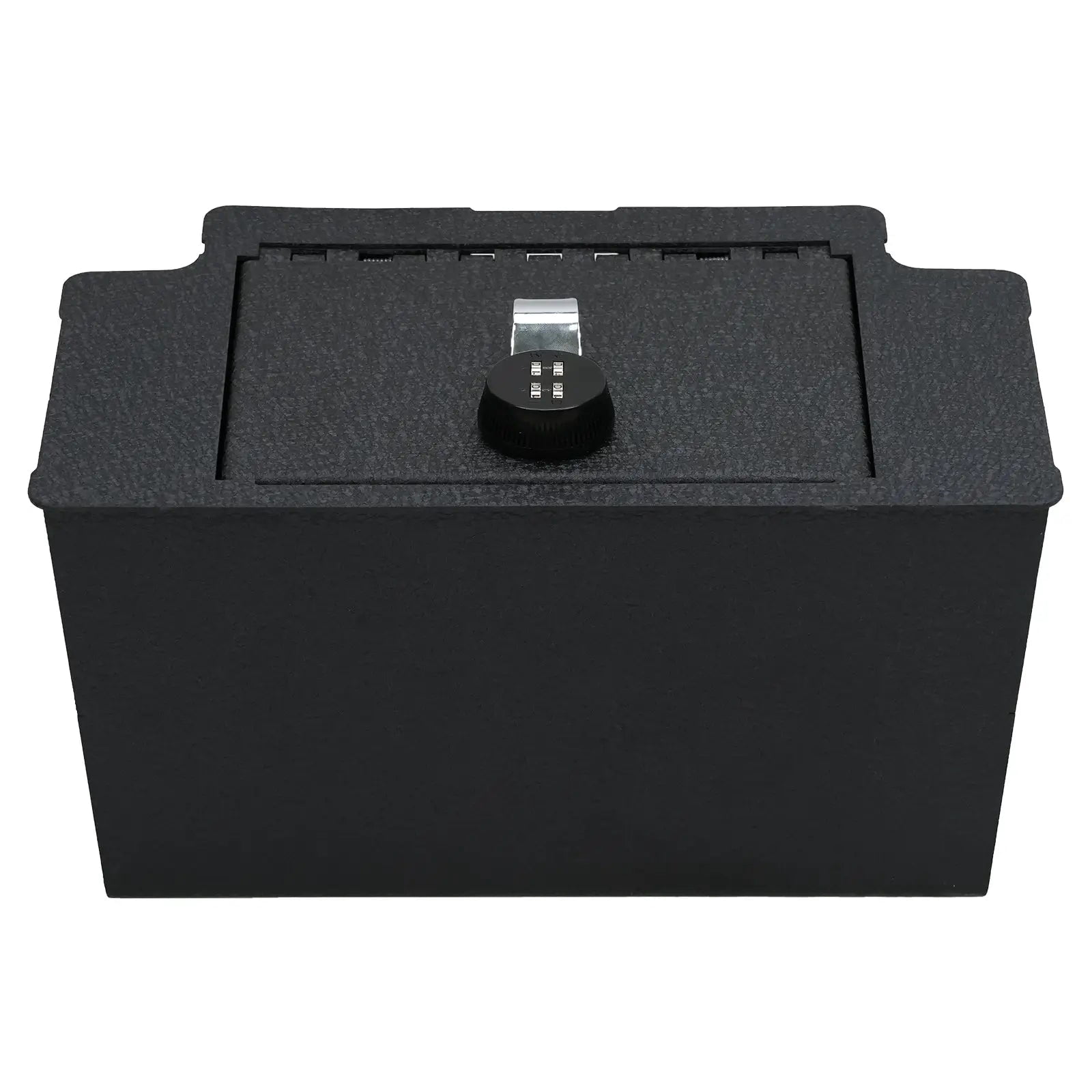 Center Console Gun Safe Vault - WASAI Premium In-vehicle Console Lock Box Compatible with Chevy Silverado 1500/GMC Sierra 1500 2023-2025, with Heavy Gauge Steel, 4 Digit Combination Lock.
