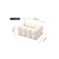 thumbnail image 3 of 1pc opean Style Cream-Colored Tissue Box For Living Room, Dining Table And Desk, Decorative Item, 3 of 5
