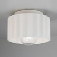 thumbnail image 2 of Justice Design Group Cer-6183 Radiance 8" Wide Flush Mount Drum Ceiling Fixture - Beige, 2 of 2