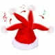 thumbnail image 1 of wonima44 Singing Christmas Hats Battery Powered Dancing Santa Hat for Adults Kids, Plush Velvet Funny Santa Hat Swing with Music Xmas Gifts Halloween Toys for New Year Party Supplies, 1 of 1