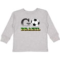 thumbnail image 3 of Inktastic Go, Brazil- Soccer, Football Boys or Girls Long Sleeve Toddler T-Shirt, 3 of 5