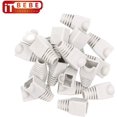 thumbnail image 2 of ITBEBE White RJ45 Strain Relief Boot Covers 100-Count Set for Cat5 Cat5e, and Cat6 Ethernet Connectors White, 2 of 5