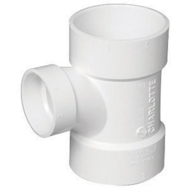 Charlotte Pipe & Foundry PVC004011600HA T-Shirt Sanitaire PVC-Dwv 4 x 4 x 1.5 Po.