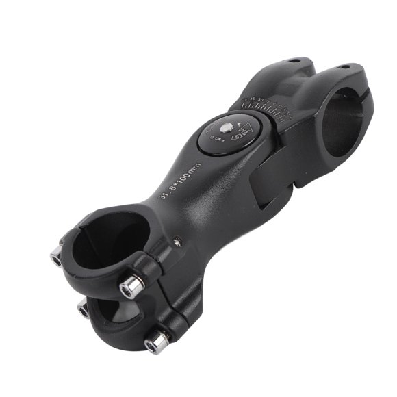 Handlebar Adjustable 60 Degree 31.8mm Handlebar Stem Aluminum Alloy 100mm Short Handlebar Stem Mountain Cycle Stem for Cycling