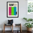 thumbnail image 3 of Art.com Always Give 100 Percent - VHS Tape Art Print, Black Frame Wall Art, 32" x 44", 3 of 5