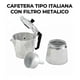 thumbnail image 5 of Cafetera Colombia Manual Plateada Italiana 150ml, 5 of 7