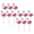 thumbnail image 1 of Paquete de 12 Adornos para Cupcakes con Flamencos en 3D, 1 of 8