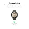 thumbnail image 2 of Ringke Bezel Styling Compatible with Samsung Galaxy Watch 5 Pro 45mm Case, Adhesive Frame Ring Cover Anti Scratch [Stainless Steel] Protector Accessory - 45-96 (ST) Silver + Black, 2 of 7
