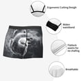 thumbnail image 3 of Yiaed Heart Illustration Print Men's Soft Cotton Boxer Shorts Breathable Boxers Underwear Moisture-Wicking Underwear Stretch Boxer Briefs for Man-Small, 3 of 5