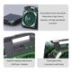 thumbnail image 3 of Banco de energía solar portátil Naiovety con ventilador y carga USB naranja, 3 of 6