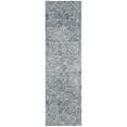 thumbnail image 2 of SAFAVIEH Abstract Brock Geometric Runner Rug, Blue/Ivory, 2'3" x 10', 2 of 8
