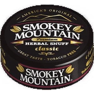 walmart tobacco free chew Smokey Mountain, Smokeless Long Cut, Classic, 5 Can Box