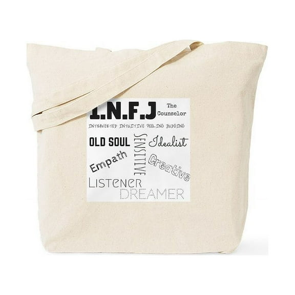 CafePress - INFJ Tote Bag - Unisex Canvas Tote Bag, Beige, 1-Piece