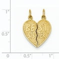 thumbnail image 2 of Beautiful 14k Best Sister Break-apart Charm, 2 of 2